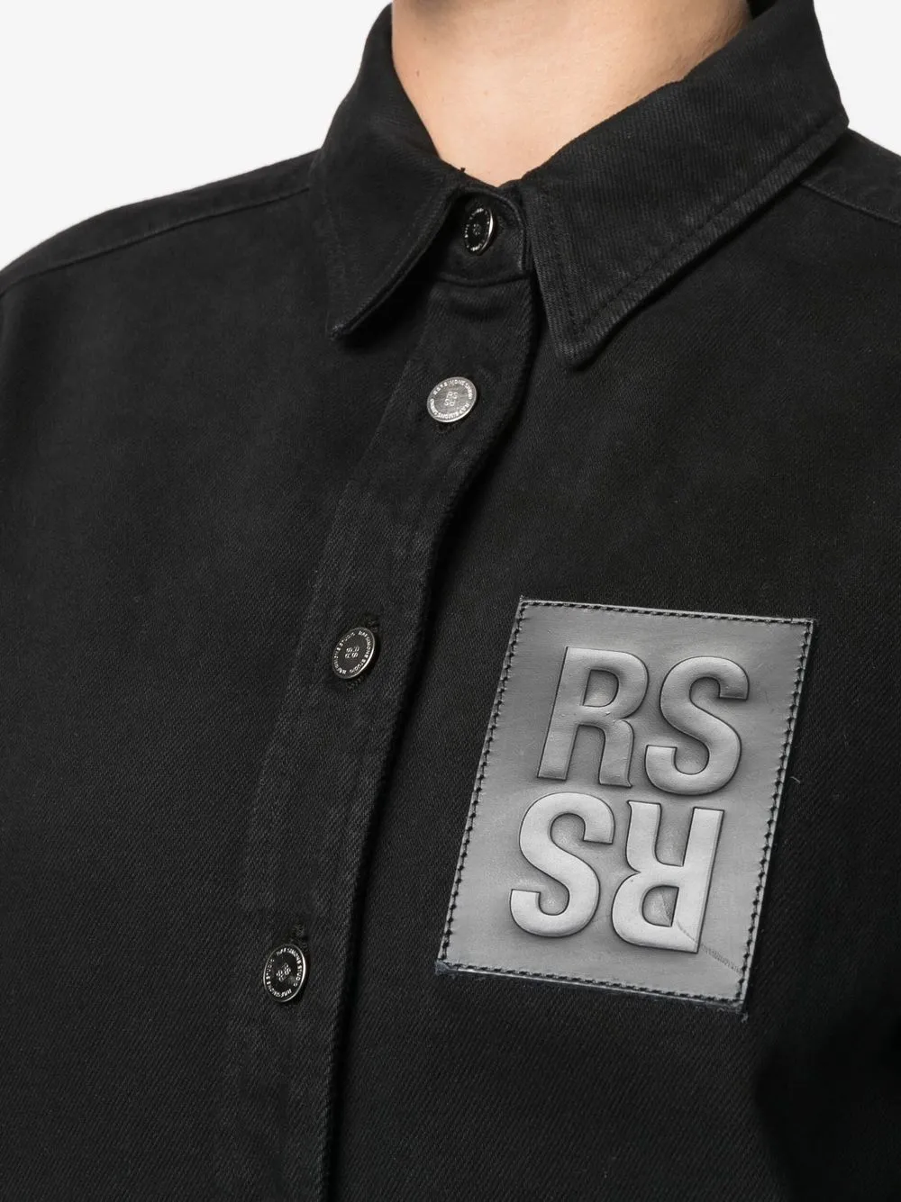 Raf Simons Straight Fit Denim Shirt - Farfetch