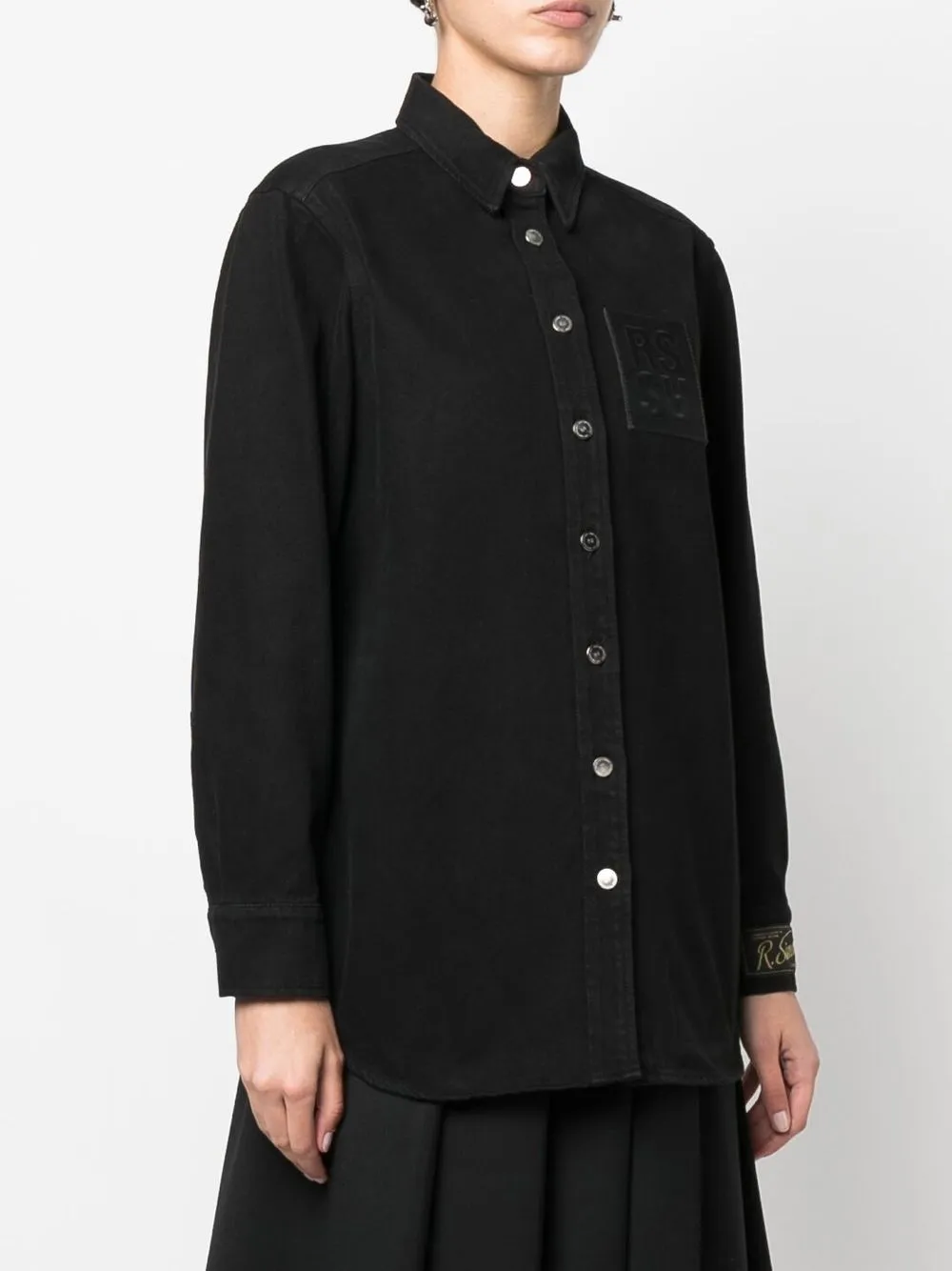 Raf Simons Straight Fit Denim Shirt - Farfetch