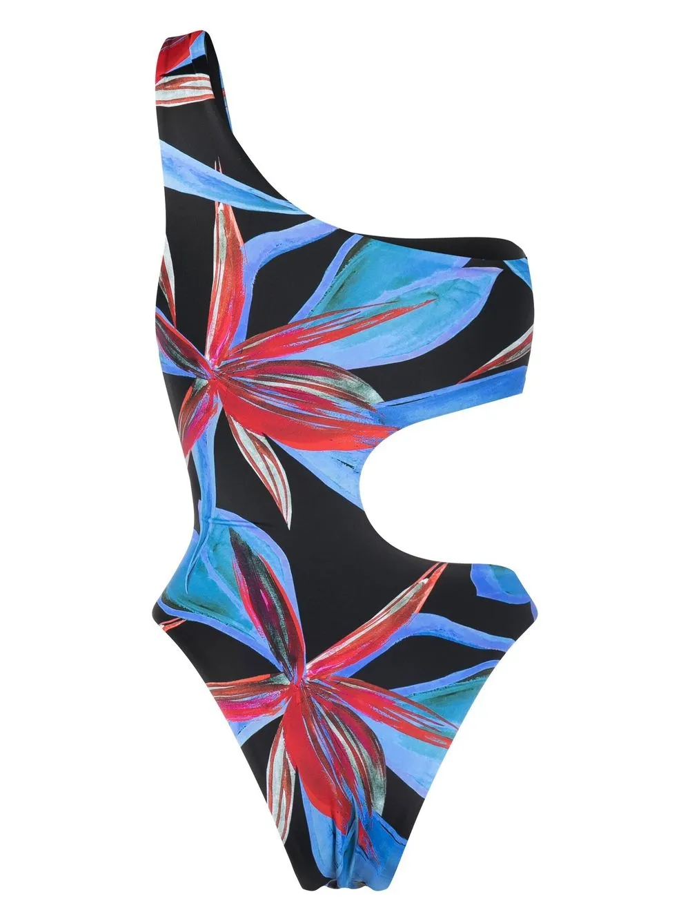 Louisa Ballou Half Moon cut-out Swimsuit - Farfetch