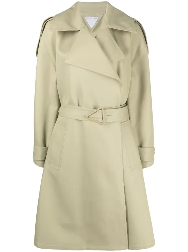 Bottega Veneta Gabardina Acampanada Con Cinturón - Farfetch