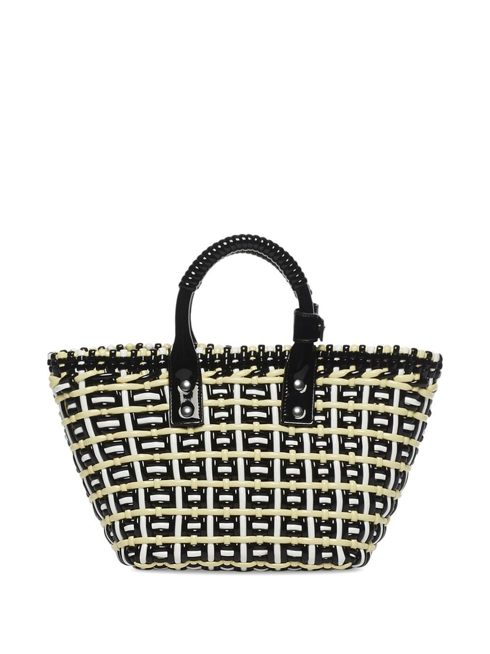 Balenciaga XS Bistro Basket shopper - Geel