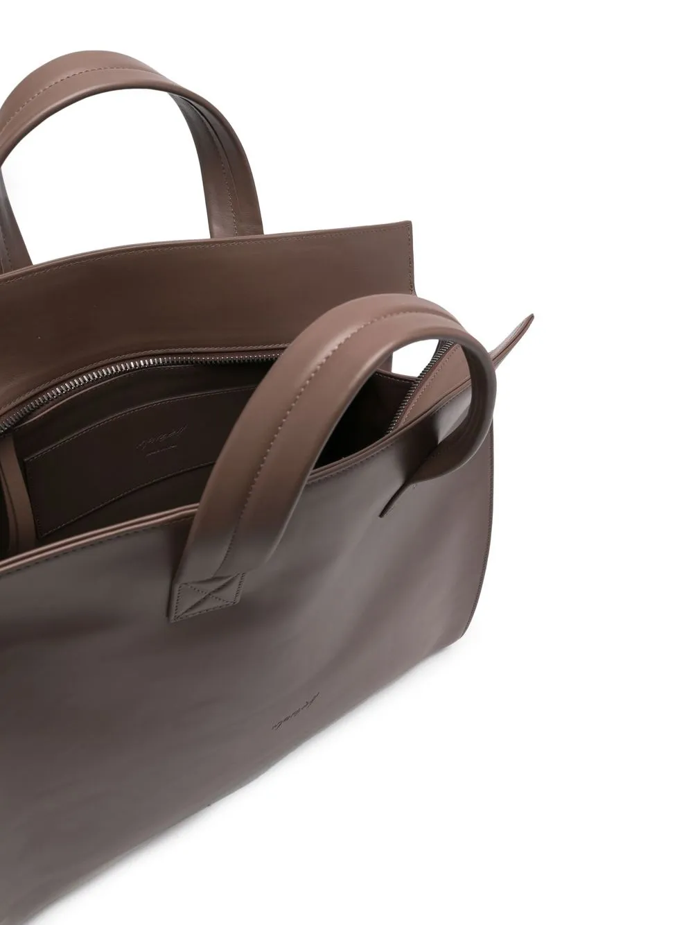 Marsèll Ventiquattro Smooth Leather Bag In Brown