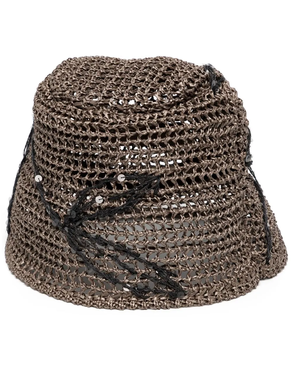 

Brunello Cucinelli gorro de pescador con diseño tejido - Marrón