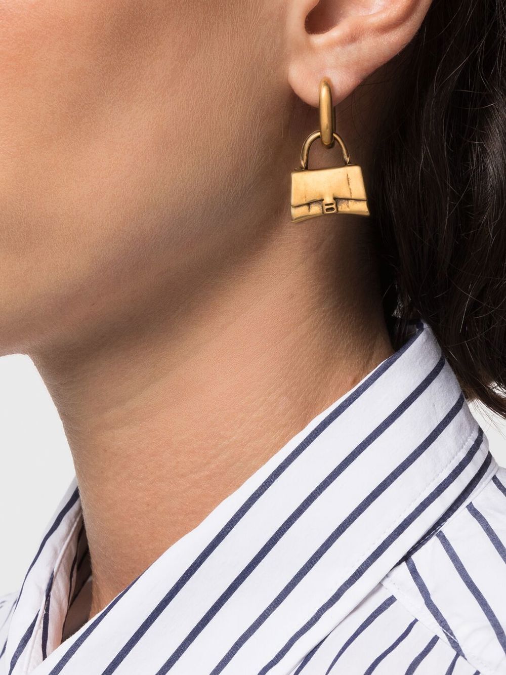 Image 2 of Balenciaga tote-bag earrings