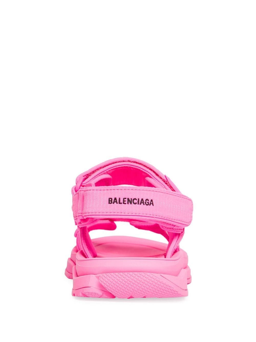Shop Balenciaga Tourist Monocolor Sandals In Pink
