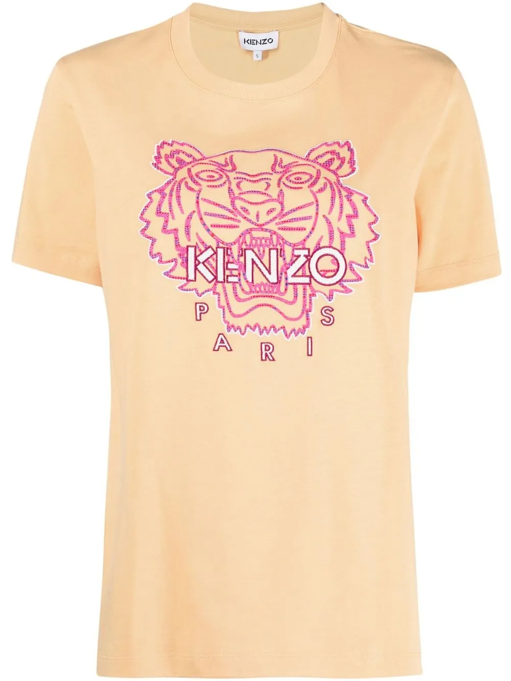 

Kenzo playera con bordado Tigre - Naranja