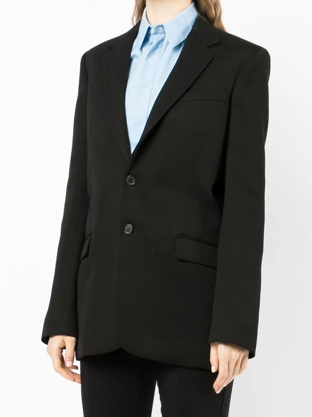 Shop Wardrobe.nyc Virgin Wool Single Breasted Blazer In Black