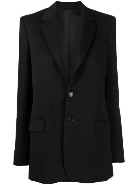 WARDROBE.NYC virgin wool single breasted blazer