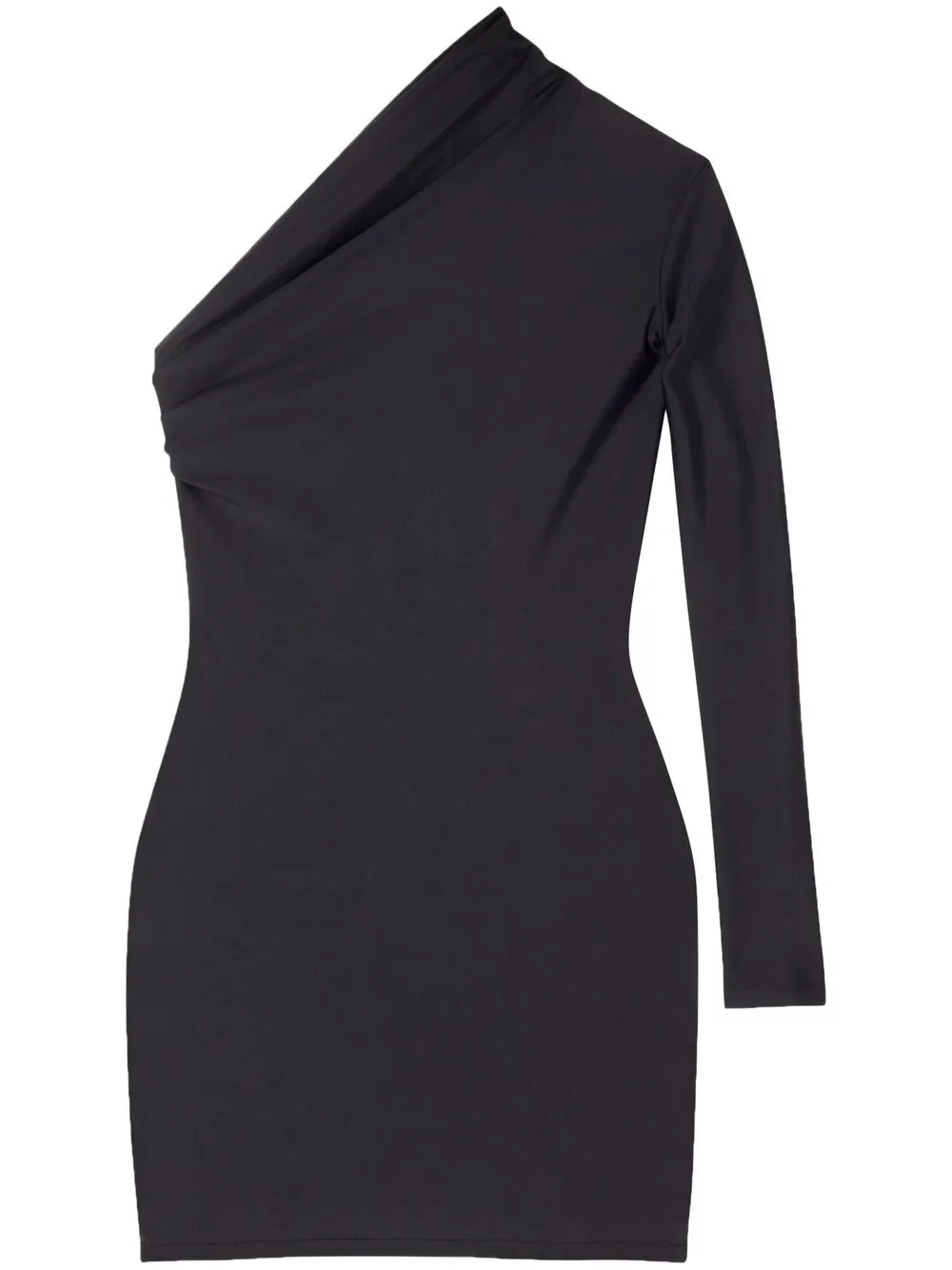 

Balenciaga single sleeve mini dress - Black