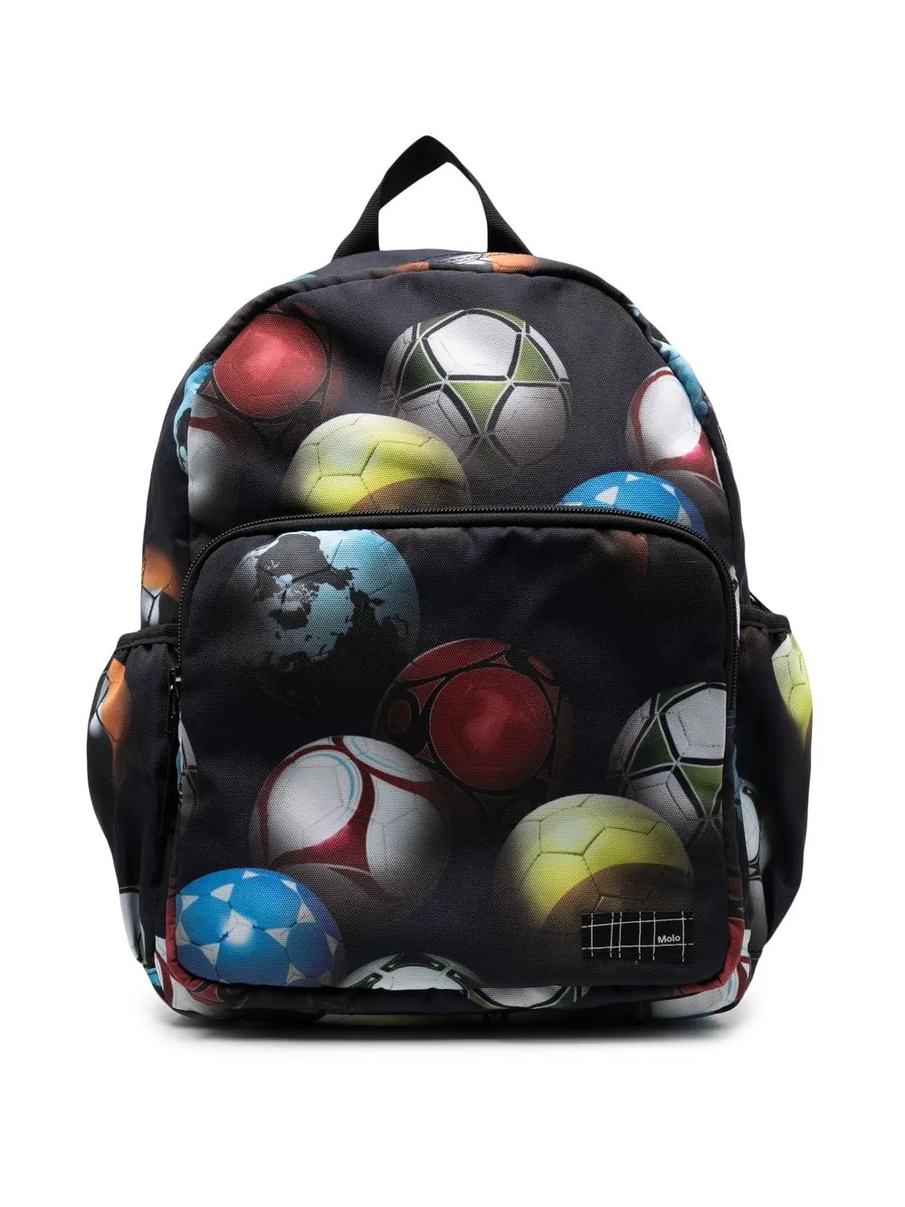 

Molo mochila con estampado Footballs - Azul