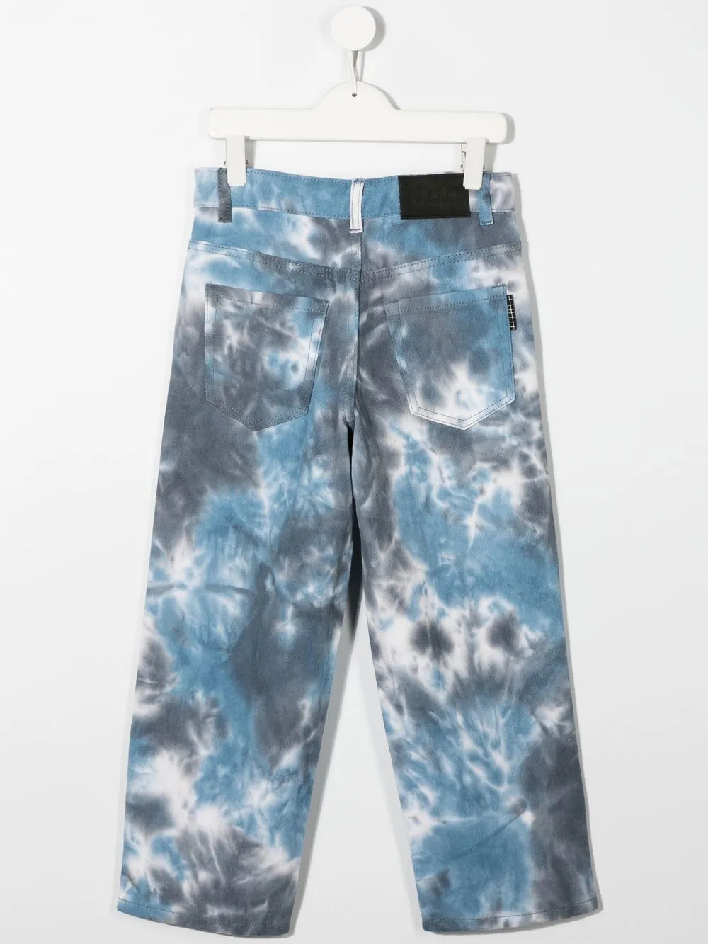 Molo Jeans met tie-dye print - Blauw
