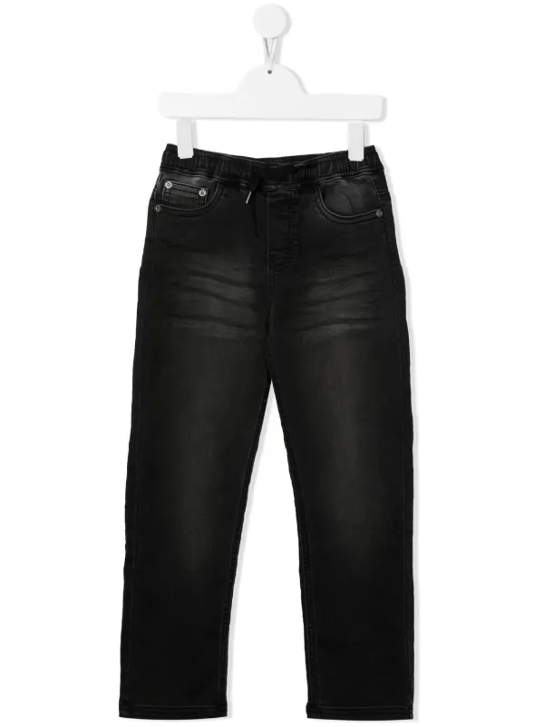 Molo Washed straight-leg Jeans Black FARFETCH PH