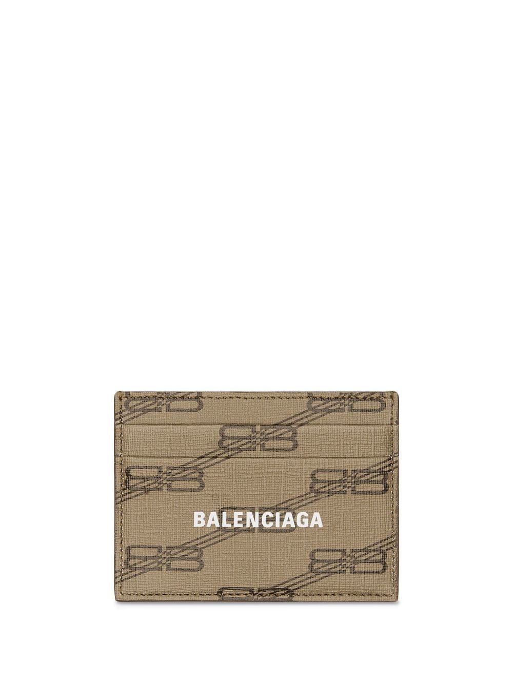 Image 1 of Balenciaga Signature monogram card holder
