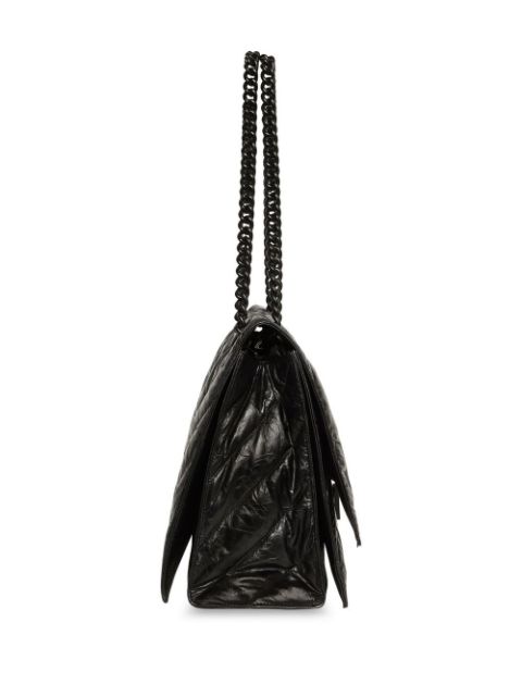 Balenciaga Crush Quilted Shoulder Bag - Farfetch