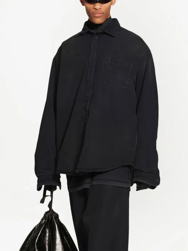 Balenciaga デニムシャツ - Farfetch