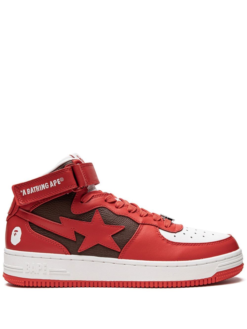 

A BATHING APE® tenis BAPE STA MI #2 L - Rojo