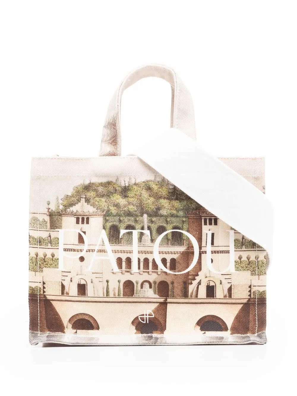 

Patou tote estampado - Neutro