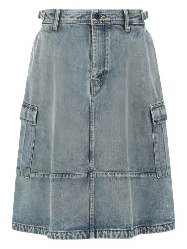 Balenciaga カーゴ デニムスカート | ブルー | FARFETCH JP