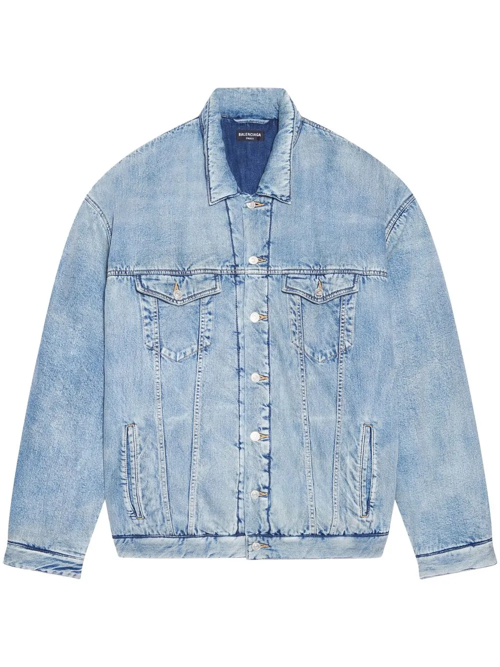 Image 1 of Balenciaga oversized denim jacket