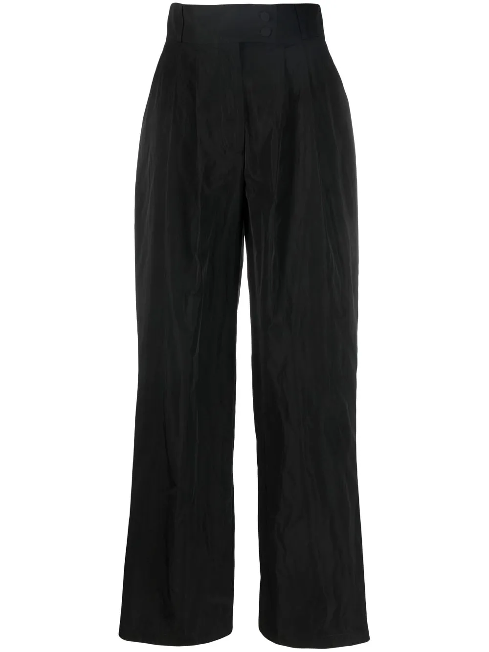 

STYLAND high-waist straight-leg trousers - Black