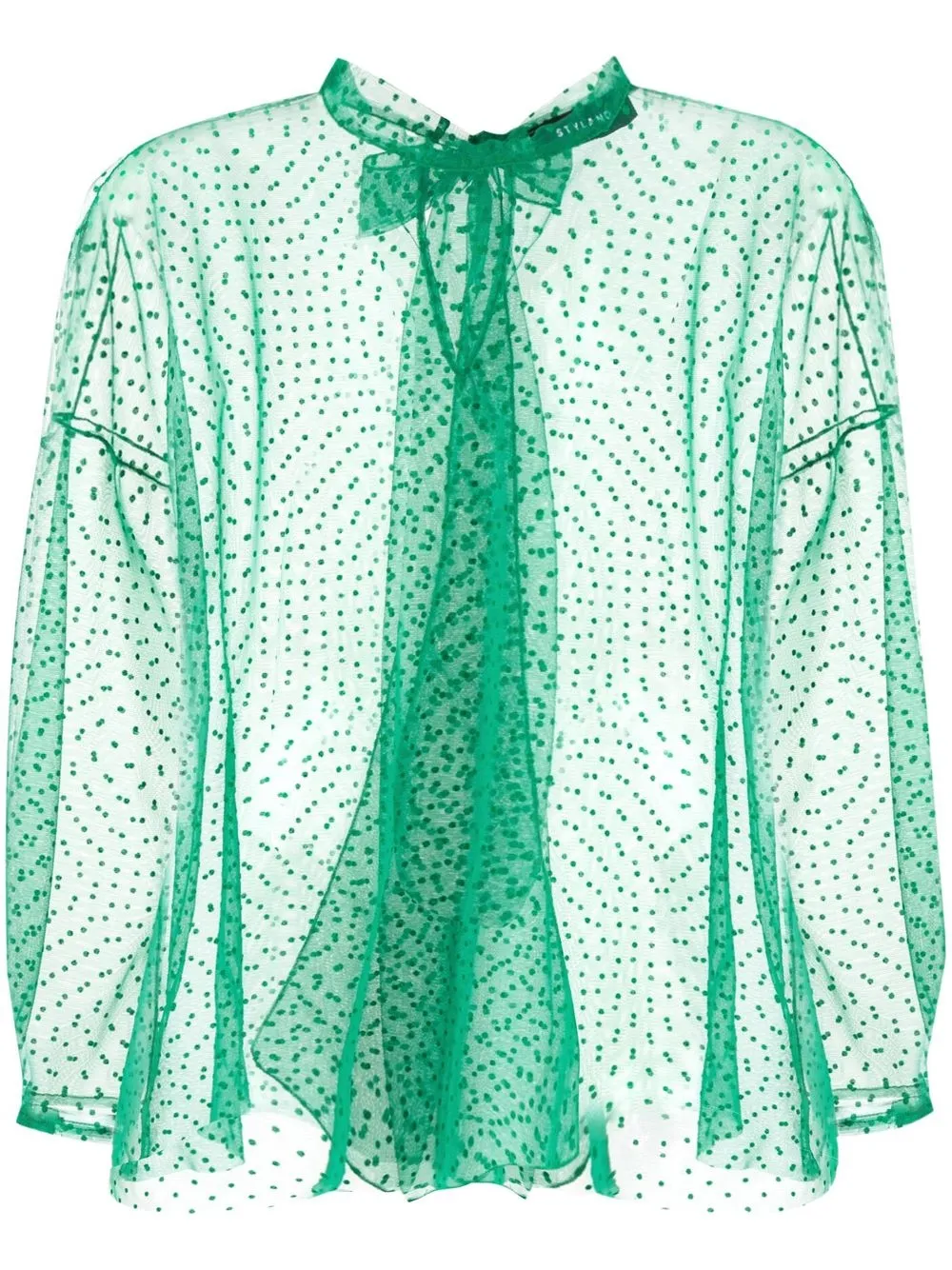 

STYLAND blusa con detalle de moño - Verde