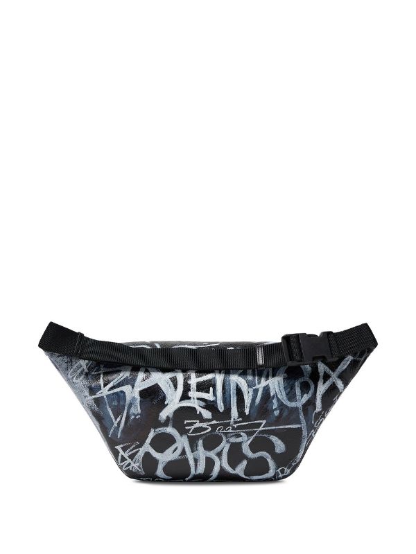 DKNY Tilly Logo Graffiti Belt Bag Waist Bag