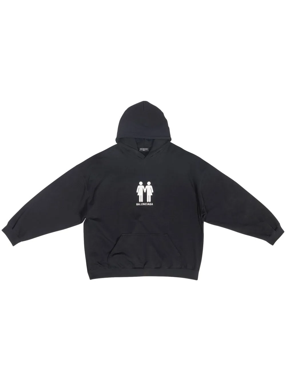 balenciaga mini logo hoodie