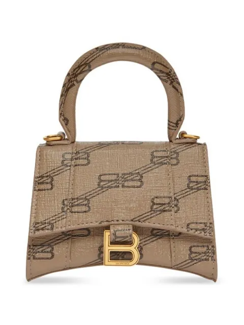 Balenciaga Hourglass logo-print tote bag