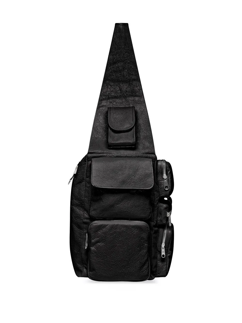 Balenciaga Superbusy Logo Zipped Shoulder Bag - Farfetch