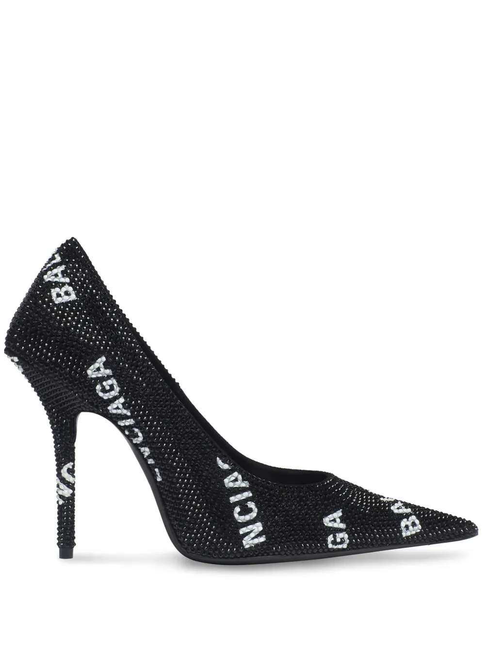 Balenciaga Square Knife 110mm leather pumps – Black