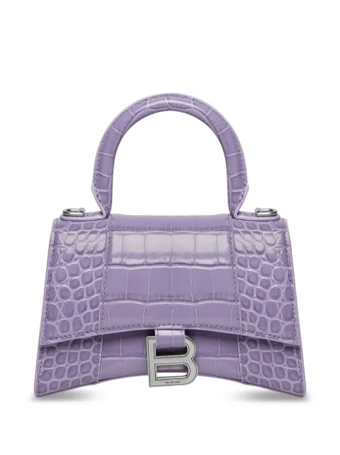 Balenciaga XS Hourglass top-handle bag