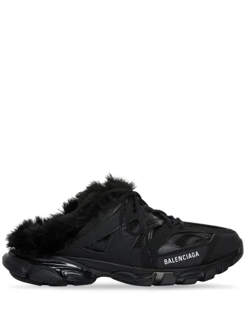 Balenciaga Track logo-print mules 