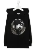 Molo Russel graphic print hoodie - Black