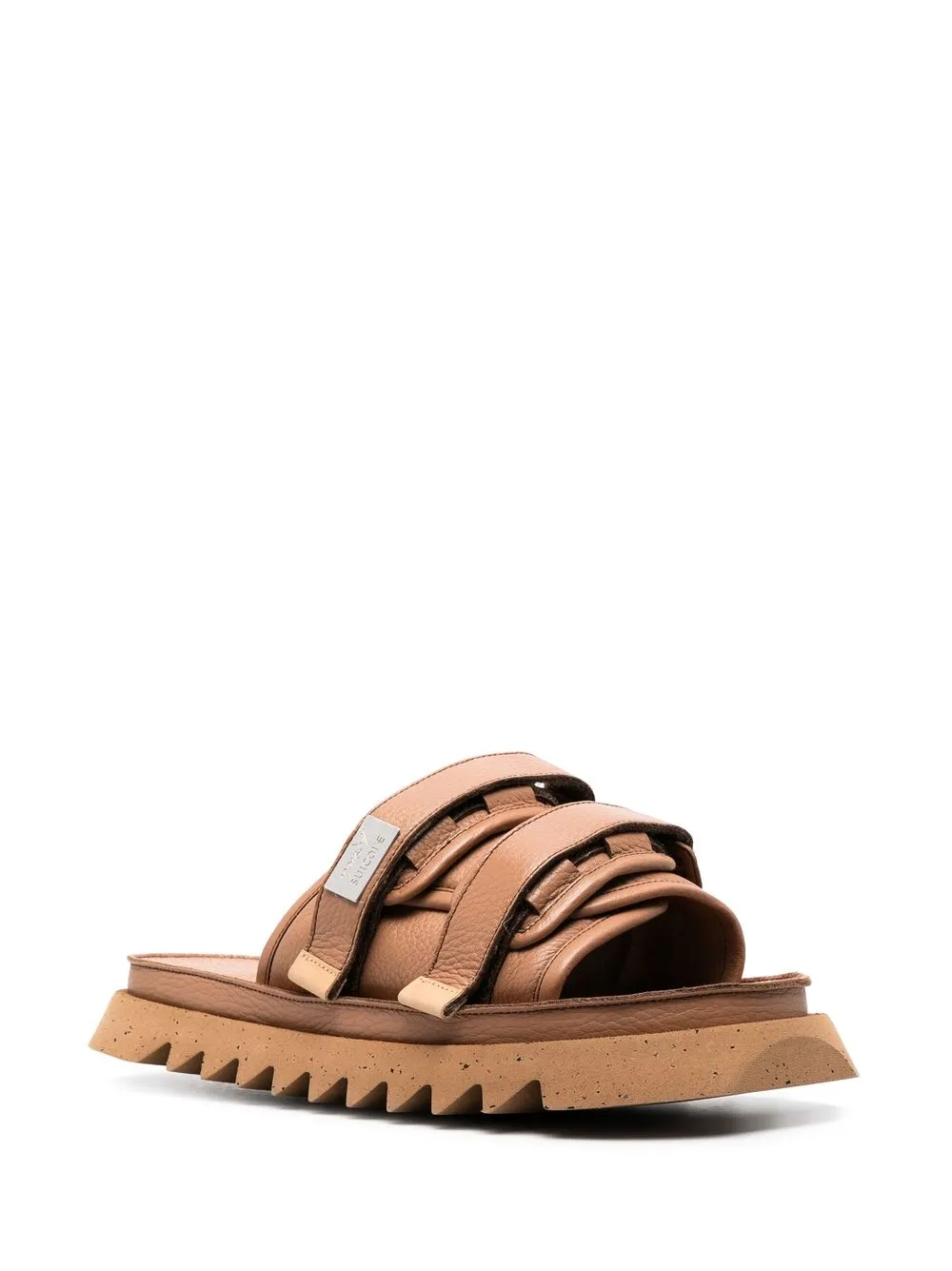 Shop Marsèll Chunky Sole Slides In Braun