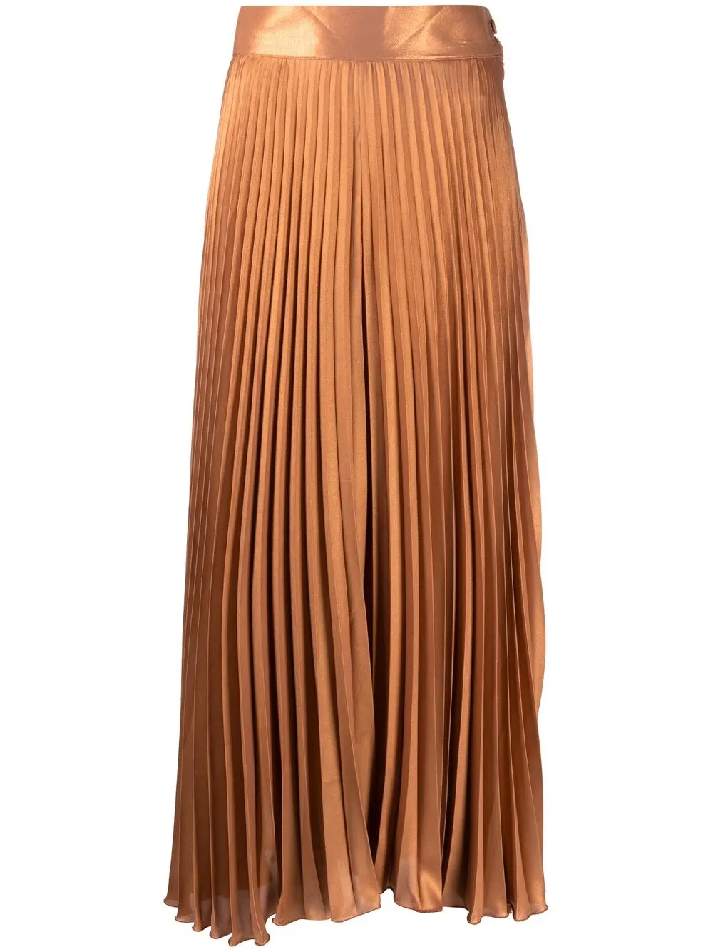 

STYLAND wide-leg pleated trousers - Orange