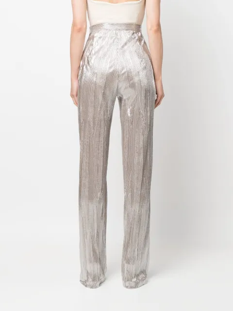Styland metallic-effect slip-on Palazzo 