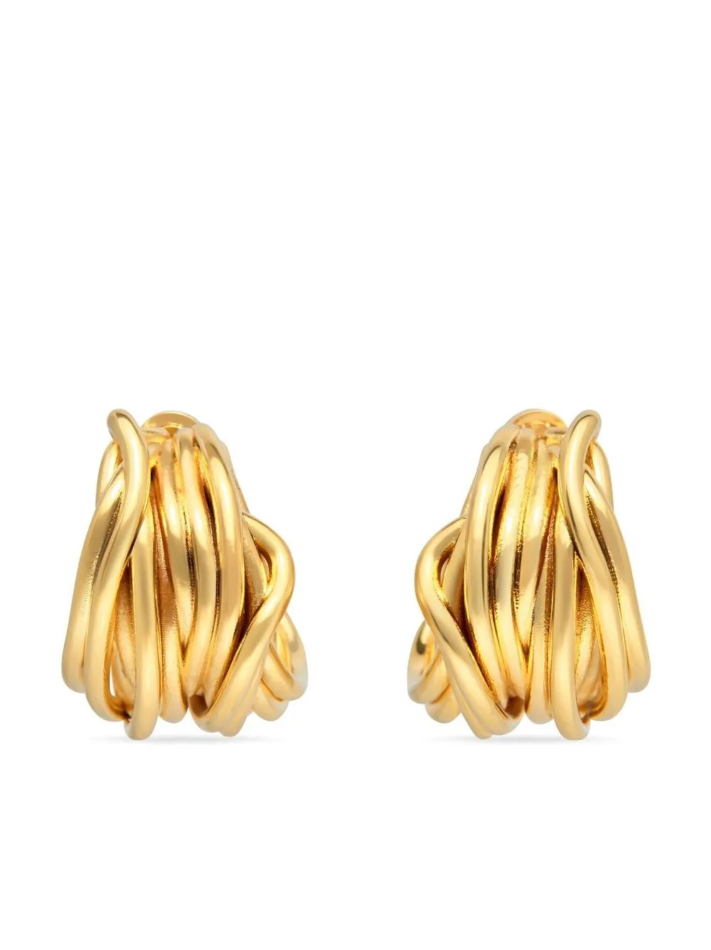 Balenciaga Wire Hoop Earrings Farfetch