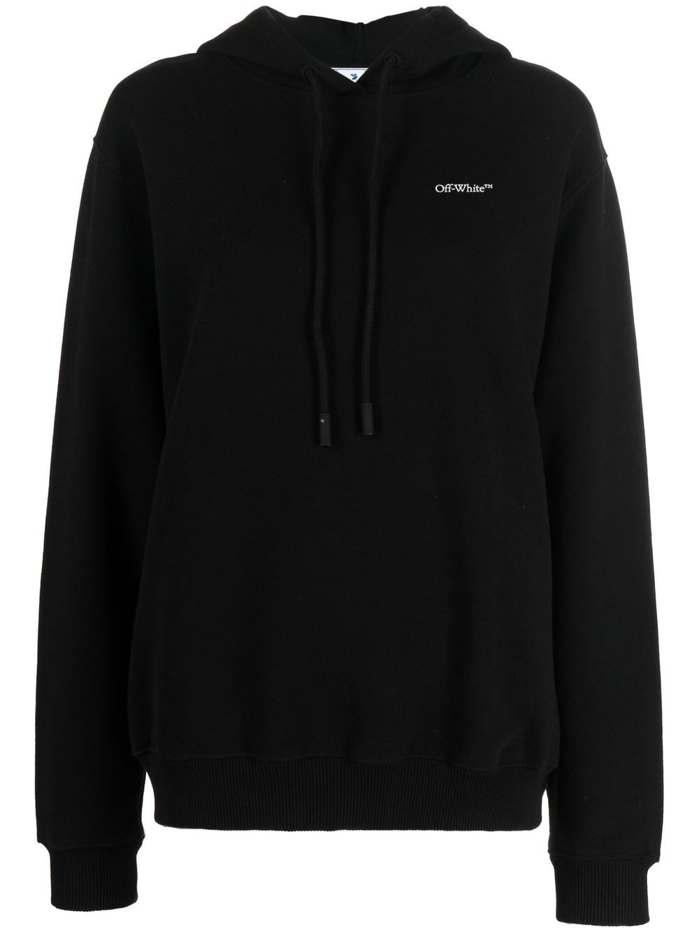 Off-white Arrows-print Drawstring Hoodie In Black | ModeSens