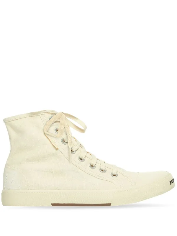 Balenciaga, Shoes, Balenciaga Paris Distressed Monogram Hightop Sneakers  Size Eu43 Nwt