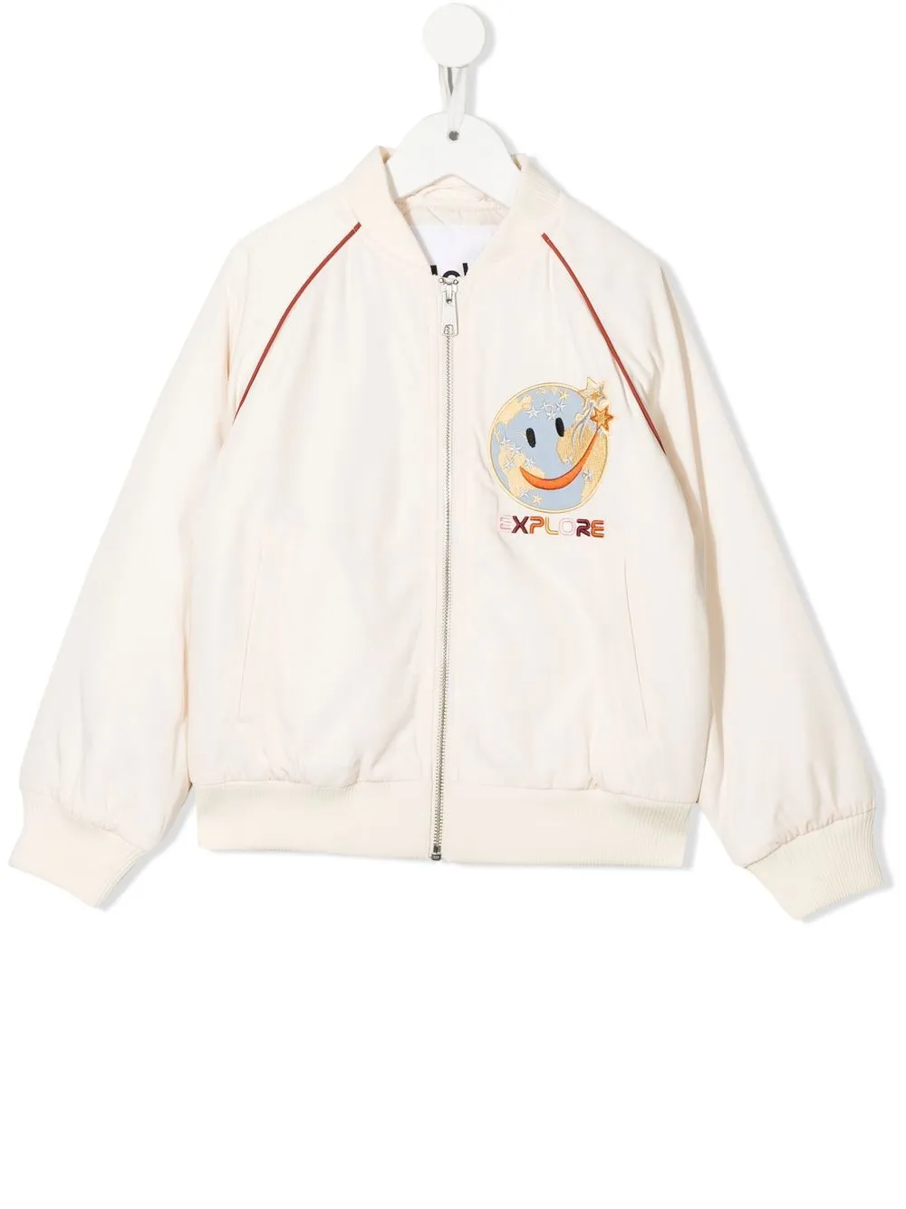 

Molo Hatty embroidered bomber jacket - White