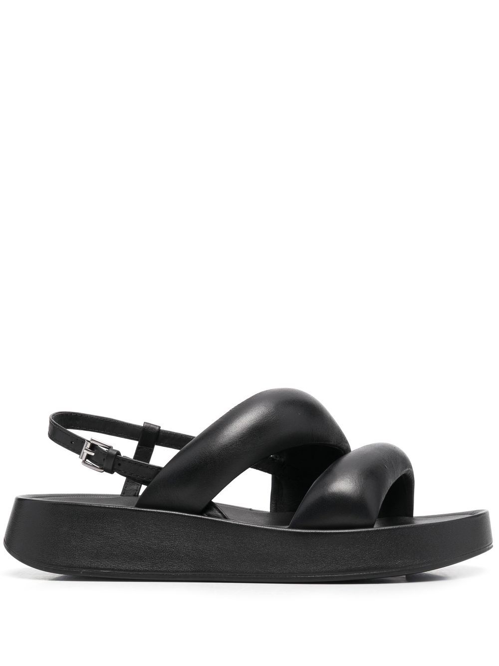 ASH CHUNKY OPEN-TOE LEATHER SANDALS
