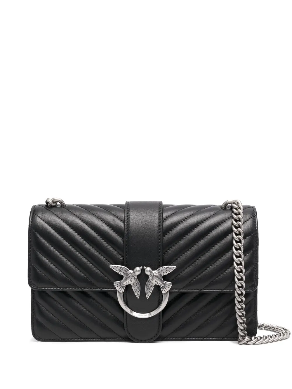 

PINKO bolsa satchel Love - Negro