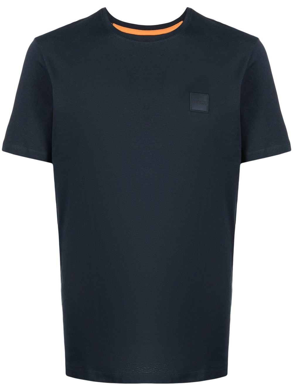 

BOSS playera con parche del logo - Azul