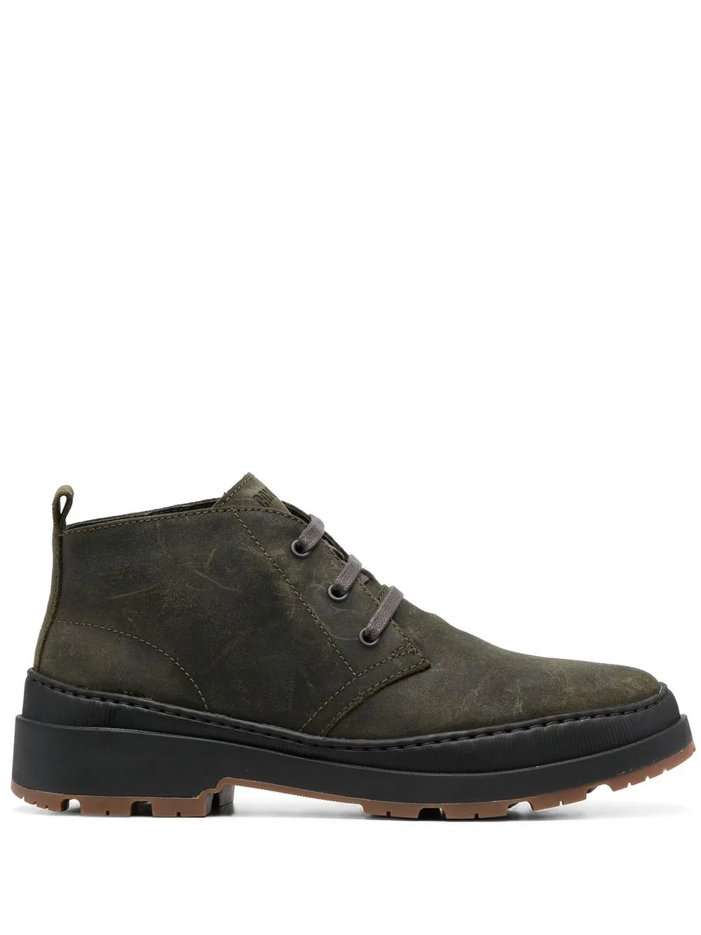 

Camper Brutus Trek leather ankle boots - Green