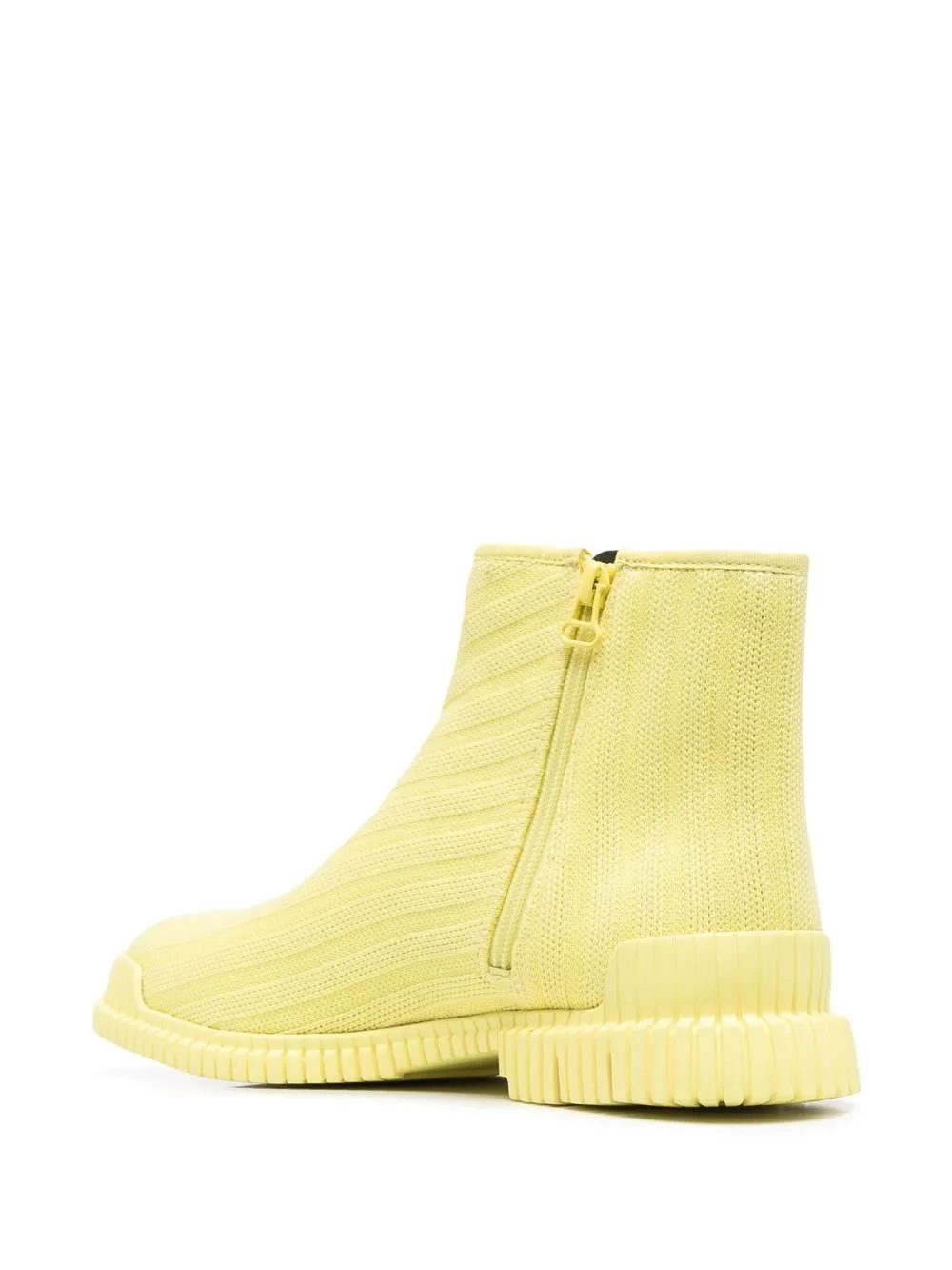  Camper Pix Knitted Chelsea Boots - Yellow 
