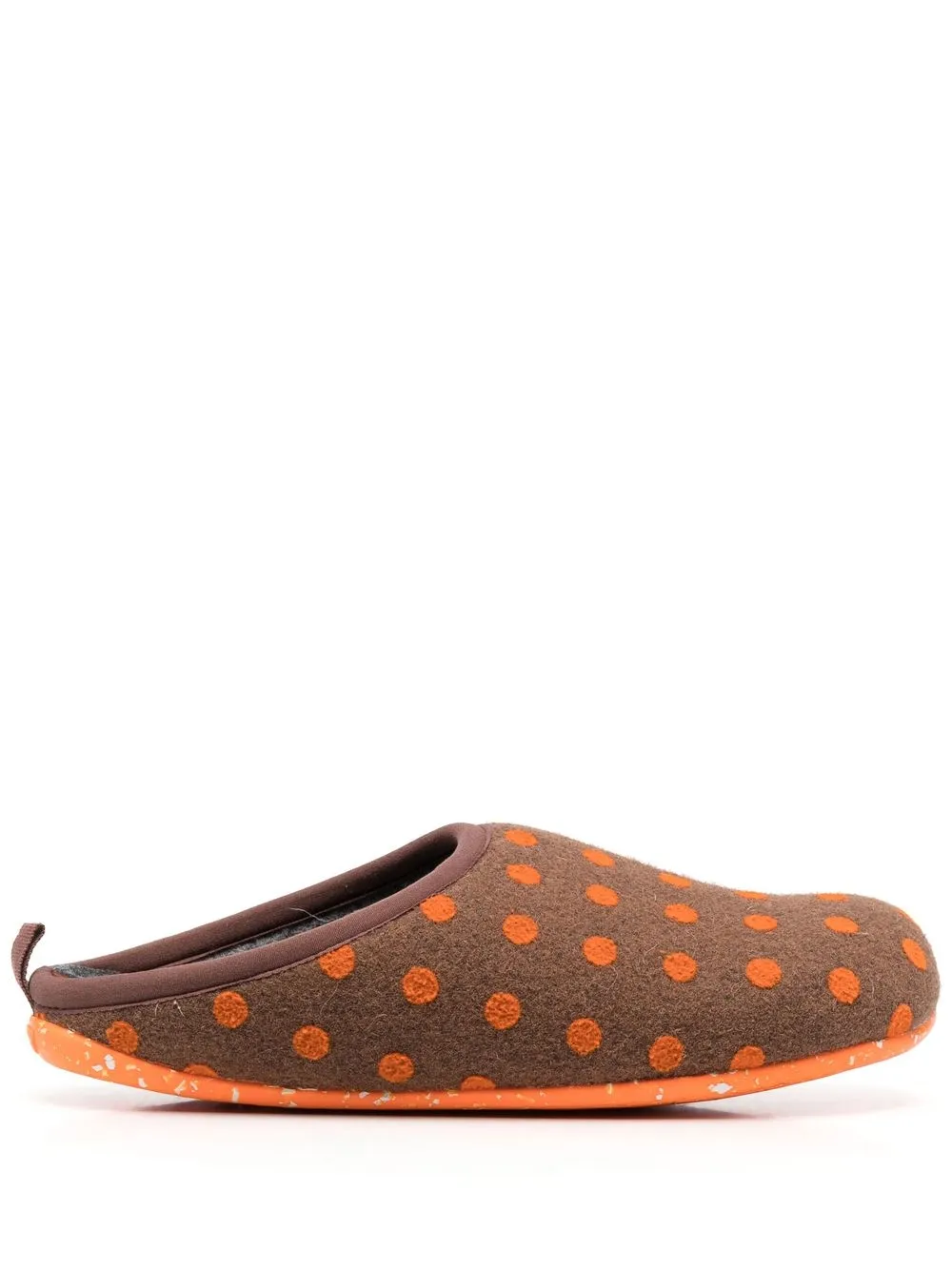 

Camper Wabi polka dot-print slippers - Brown