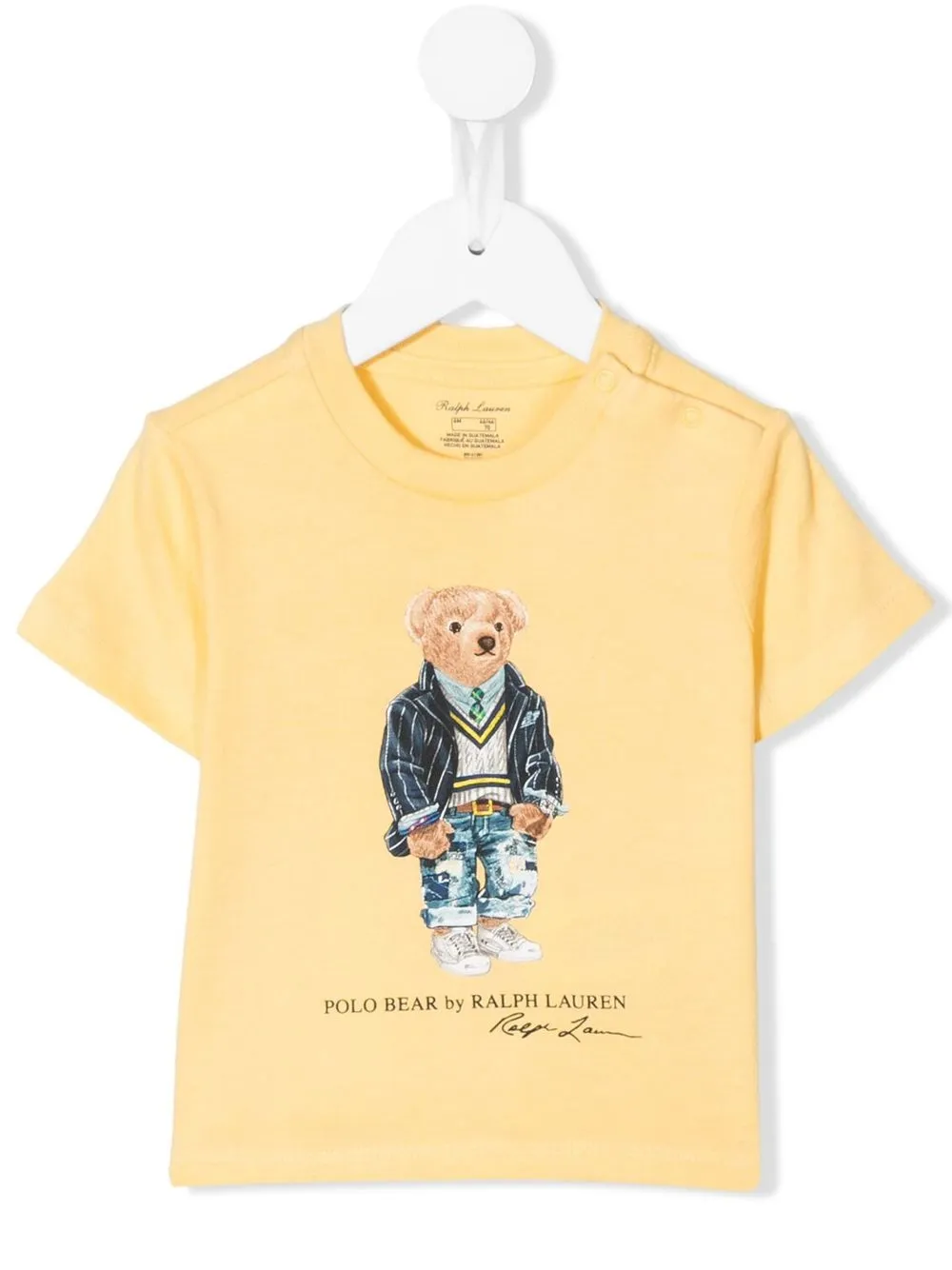 

Ralph Lauren Kids Polo Bear printed T-shirt - Yellow