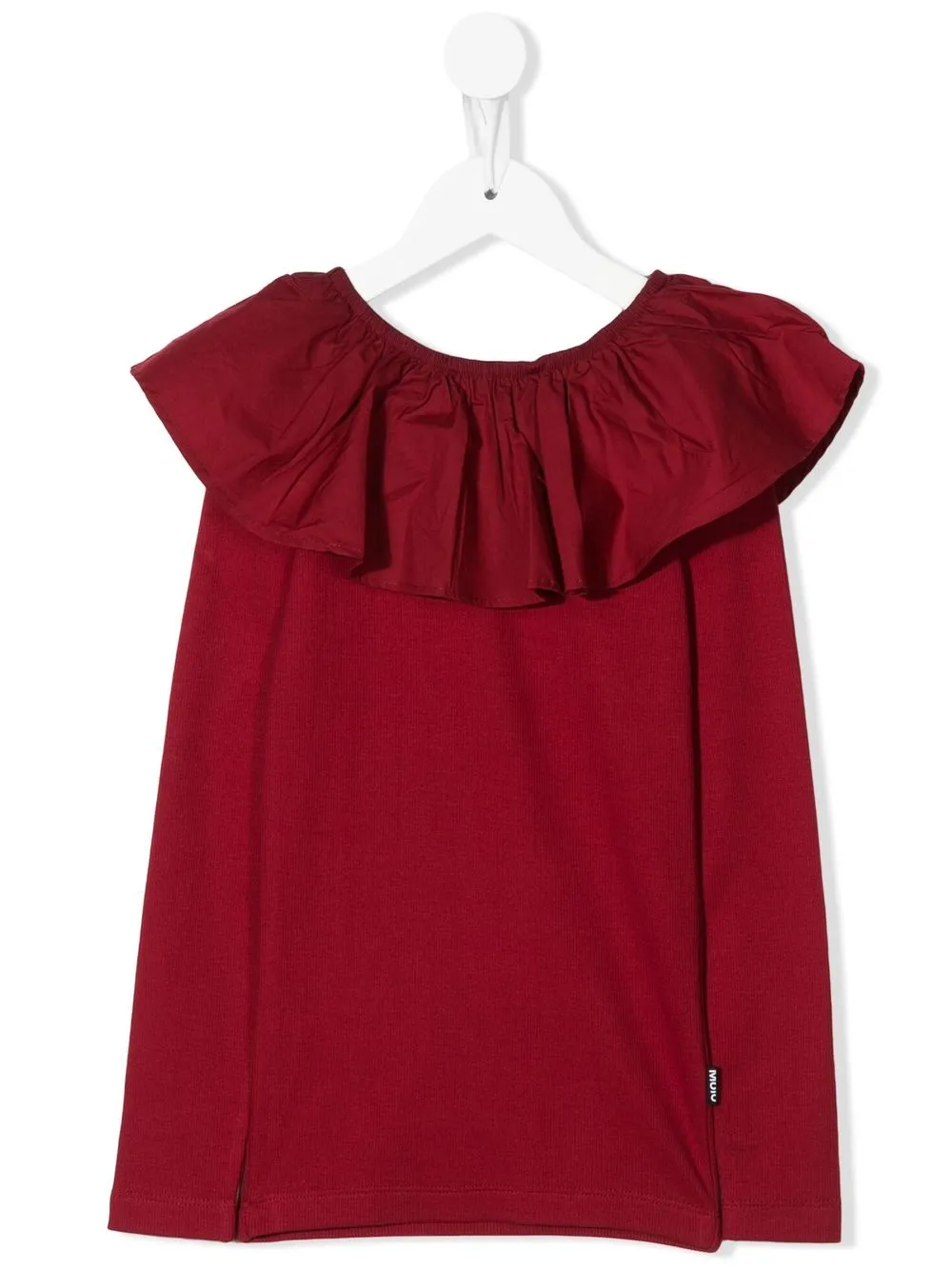 

Molo Renate ruffle-collar blouse - Red