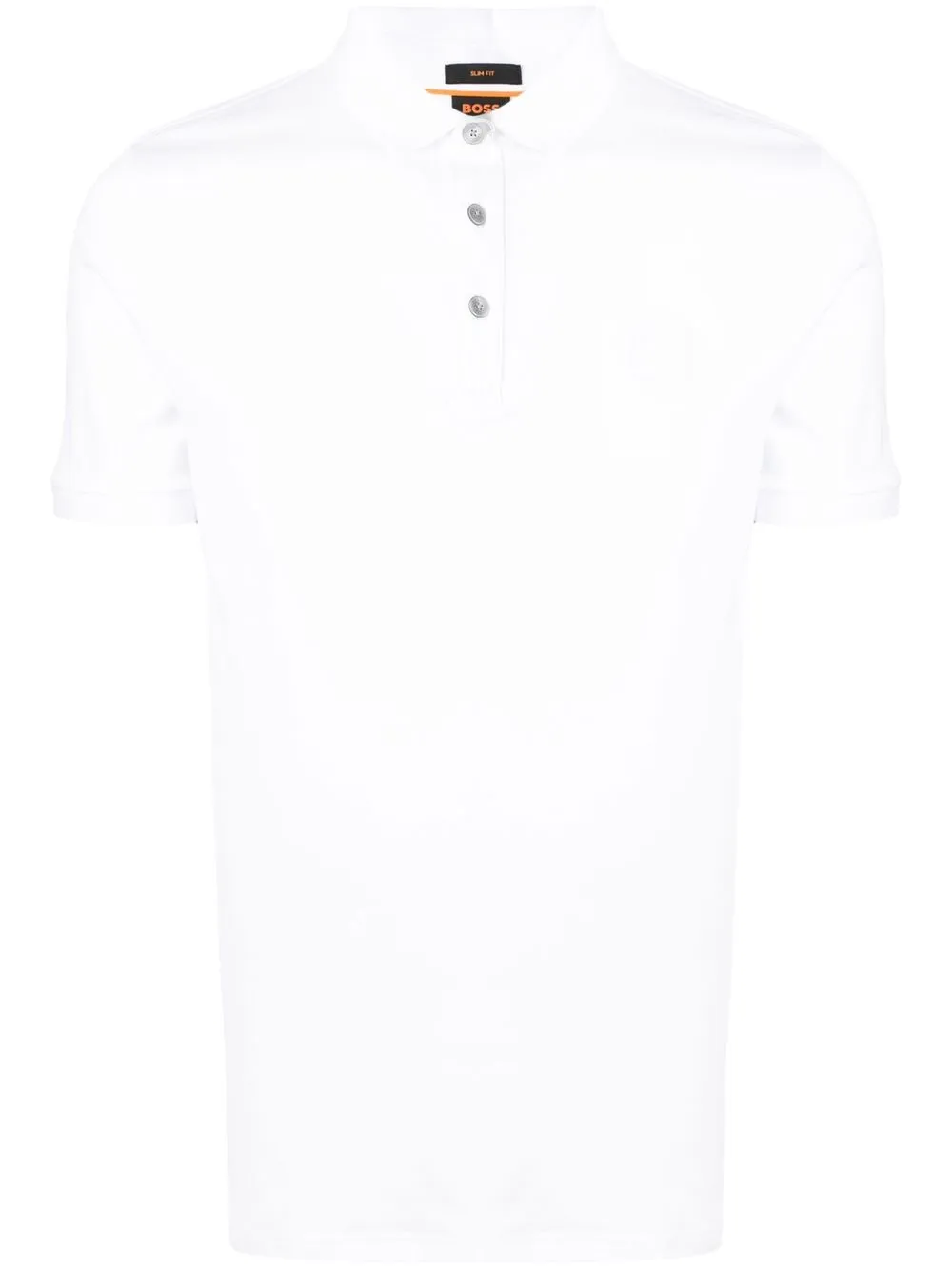 

BOSS playera tipo polo con logo - Blanco