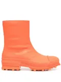 CamperLab Traktori leather ankle boots - Orange